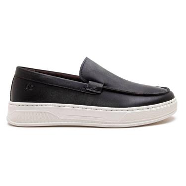 Imagem de Mocassim De Couro Democrata Masculino Denim Bold 122119