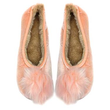 Imagem de Oooh Yeah! Sandália feminina Fun Furry Slide, Pnk, 7-8 Narrow