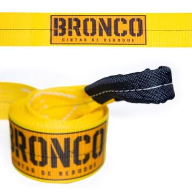 Imagem de CINTA FITA DE REBOQUE BRONCO 10 TONELADAS X 1,5 METROS 100mm - PARA PUXAR CARROS, VEÍCULOS OFF-ROAD 4x4 - CABO DE REBOQUE