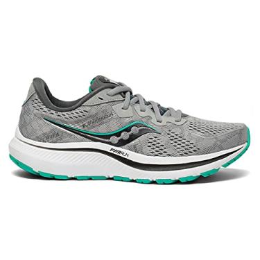 Imagem de Saucony Tênis de corrida feminino Omni 20, Liga metálica/jade, 7
