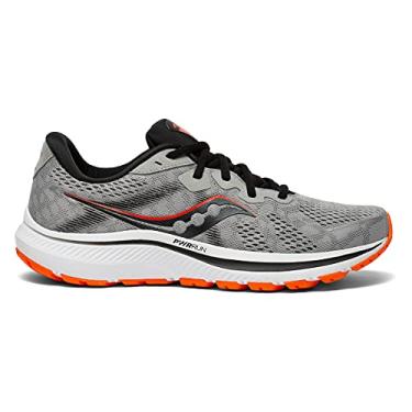Imagem de Saucony Tênis de corrida masculino Omni 20, Liga metálica/fogo, 10.5