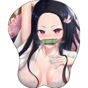 Imagem de PAVAYA Nezuko Anime Mouse Pad Mousepad Gaming descanso de pulso