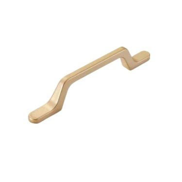 Imagem de Puxadores de gaveta de armário, móveis de cozinha, para maçaneta de armário, porta, gaveta, móveis de cozinha, moderno, simples, dourado, 2020,96
