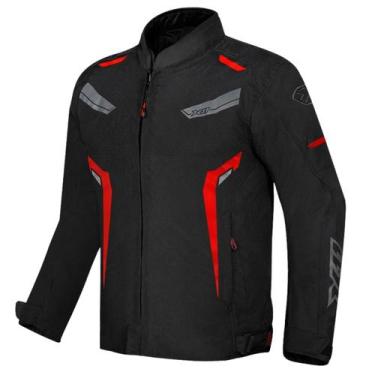 Imagem de Jaqueta Moto Motociclista X11 One Sport Masculina Vermelho, 3g