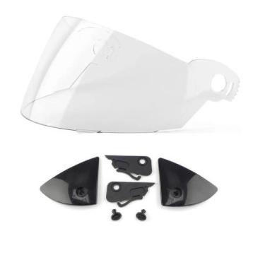 Imagem de Kit Reparo + Viseira Cristal Ebf Rox / Ebf Fit Original - Polivisor