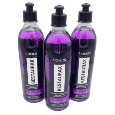 Imagem de Kit Restaurax 500ml - Restaurador de Plásticos - Vonixx, 3