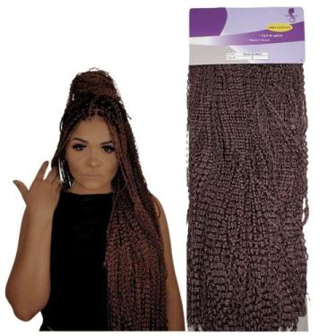 Imagem de Cabelo Micro Zizi Miojinho Trançado Kanekalon Zhang Hair Pacotão 320 G