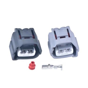 Imagem de Chicote de fios do cabo da tomada do conector da bobina de ignição de 2 pinos para 90980-10901 90980-10899(Black and grey)