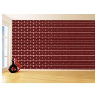 Imagem de Papel De Parede 3D Tijolo Sala Tijolinho Vista 3,5M Xbr31 - Você Decor