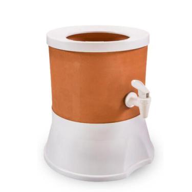 Imagem de Suporte Galão Água Com Cuba De Barro Cerâmica - Micromax, BRANCO