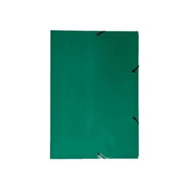 Imagem de Pasta Aba Elástico Verde Delloplex
