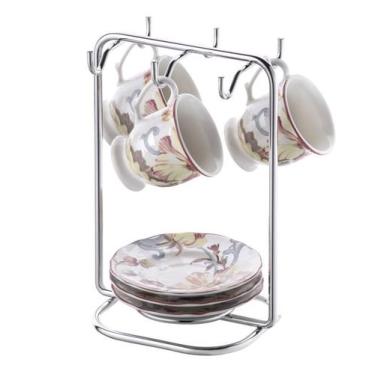 Imagem de Suporte Organizador Porta Pires Xícaras De Café Cromado - 1124 Future