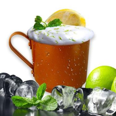 Imagem de Caneca Moscow Mule Alumínio com Pintura Cor Cobre 370ml - Ficone & Rei