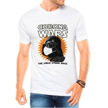 Imagem de Camiseta Masculina Branca Star Wars Darth Vader 23 - DESIGN CAMISETAS,