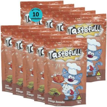 Imagem de Hana Tastefull Nuggets Para Gatos Frango Assado 40g Kit 10 un - Hana H