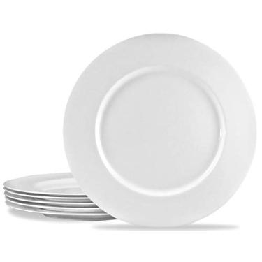 Imagem de Prato de jantar Calypso Basics por Reston Lloyd melamina, conjunto com 6, branco