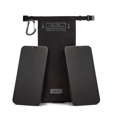 Imagem de TOCA Bolsa Faraday e bolsa de segurança para smartphones, GPS, RFID, bloqueador de dados, bolsa de proteção, viagem, anti-hacking e anti-rastreamento, proteção de privacidade preta