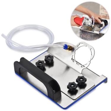 Imagem de Ferramenta de chanfradura de azulejo de 45 graus - Suporte de rebarbadora para corte de chanfro de 45°, ferramentas de corte de azulejos para cortar pedra cerâmica, acessórios de rebarbadora tipo 100