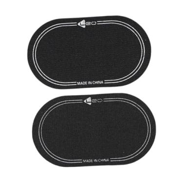 Imagem de rockible 2Pcs Almofadas de Bumbo Acessórios de Percussão Patches para Pele, Pedal Duplo