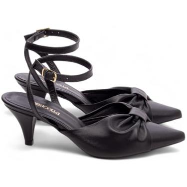 Imagem de Sapato Scarpin Salto Baixo Bico Fino Torricella AVS 690A (Preto, BR, Adulto, Numérico, 35)