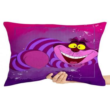 Imagem de Capa Travesseiro fronha com ziper 50x70  Gato de Cheshire desenho - Em