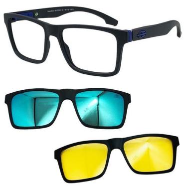 Imagem de Oculos Mormaii Swap NG 2 6153 A41 com 2 Clipons - Escolha, Azul, Notur