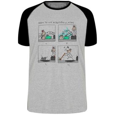 Imagem de Camiseta Desfibrilador Blusa Plus Size extra grande adulto ou infantil