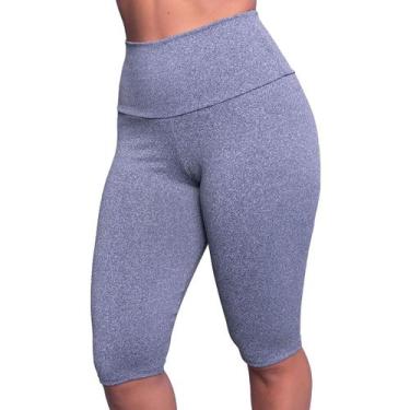 Imagem de Bermudão Fitness Vekyo Modas Feminino Suplex Liso Short Roupa de Acade