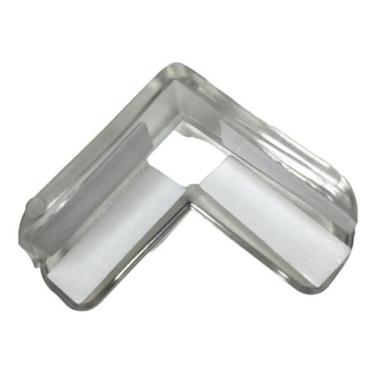 Imagem de 40un Protetor Cantoneira Quina Bebê Silicone Móveis Mesa Trasparente A