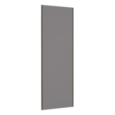 Imagem de Porta De Correr 80cm Inox Sem Kit Ferragem Cinza Puro - LUCIANE