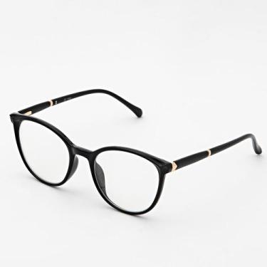 Imagem de Armação Óculos de Grau Feminina Acetato Redonda Kira- Óculos Sunrise, 