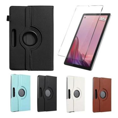 Imagem de Capa Case Giratória 360º Compatível Com Tablet Lenovo M9 9 Polegadas +