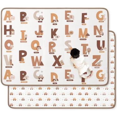 Imagem de Tapete de brincar para bebês Mamatepe dobrável impermeável 180x140cm