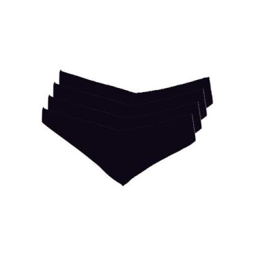 Imagem de Kit com 4 Calcinhas Fio Dental Hope 37850, Preto, M