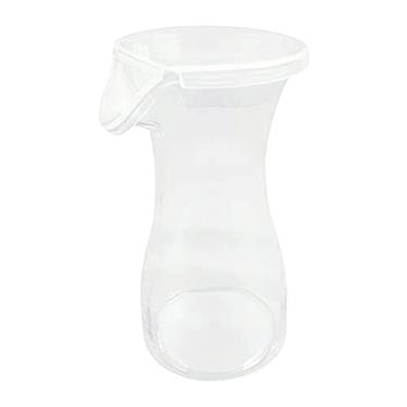 Imagem de G.E.T. BW-1025-PC-CL-EC Jarras de plástico para suco/bebidas com tampas, 227 g, transparente (conjunto com 4)