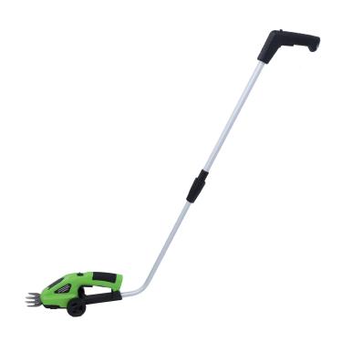 Imagem de Cortador de Sebes Elétrico 4 Em 1, Cortador de Grama Portátil Sem Fio Aparador de Arbustos de Liga de Aço para Manutenção de Gramados, Jardins, Parques, Calçadas