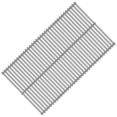 Imagem de STCNADCR 1 pacote 92301 Grelha de aço grelha de cozinha grades de rocha peças de substituição para modelos Charbroil, para modelo de cozinha de pátio, 63,5 cm x 35,5 cm