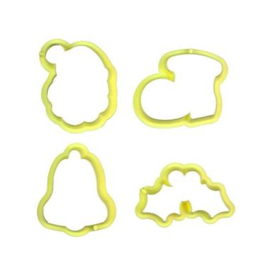 Imagem de Cortador De Natal II Biscoito Massa Biscuit 4 Peças BlueStar