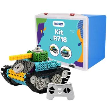 Imagem de Kit de Robótica Tanque Combate Controle e Placa R718 - Maker Store