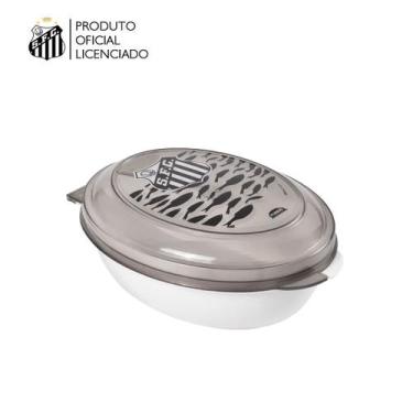 Imagem de Santos Saboneteira com Tampa Porta Sabonete Viagem Mochila Academia - 