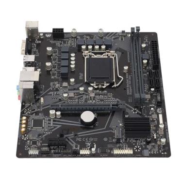 Imagem de H510M Placa Mãe de Computador, 2 DDR4 DIMM M ATX PCI E 4.0 Placa Mãe Desktop para LGA 1200, para Core 11th 10th Gen, 1x PCIE X16, 4x SATA III, 1x M.2, VGA, USB2.0