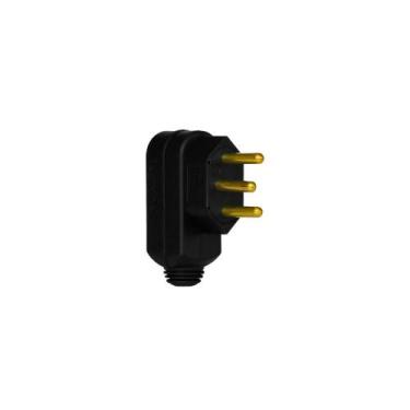 Imagem de Plug Macho 2P+T 10A Com Saida Lateral Pial Legrand 615911