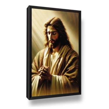 Imagem de Quadro Jesus Cristo Sagrado Orando Religioso - Looks Objetos de Arte