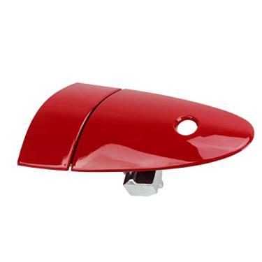 Imagem de Maça Externa da Porta Esquerda, Maçaneta Lateral do Motorista Vermelho Com Fechadura de Fechadura para CR-Z 2011-2015, Substitui Alças Danificadas ou Desgastadas