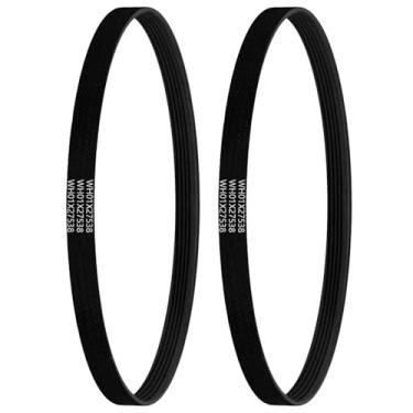 Imagem de Pacote com 2 correia de acionamento da arruela WH01X27538 serve para GE, substituição de máquina de lavar roupa Hotpoint, substitui AP6328256, PS12299369, 4587903, 290D1101P005, 5 nervuras, 4 ranhuras