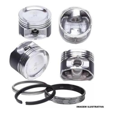 Imagem de PISTAO MOTOR C/ ANEIS STD (JG C/4UND) para CORSA 1.6 8V 97/. - METAL L