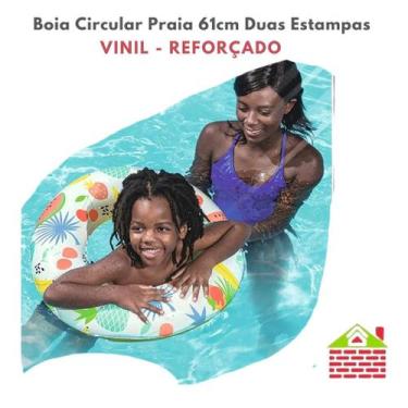 Imagem de Boia Circular Praia Infaltil 61cm Duas Estampas Sortidas Bestway