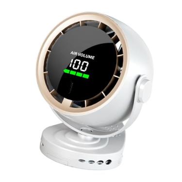 Imagem de Kuntesetty Ventilador de ar do ventilador de ar de refrigeração pequena de vento forte fã portátil de mesa de vento para acampamento Viagem de mesa da cozinha da, Branco