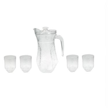 Imagem de Conjunto Jarra de Vidro 1.5L com 4 Copos N2445371 - Quanhe