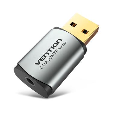 Imagem de Adaptador Placa De Som Usb Entrada P3 Fone E Microfone Nfe